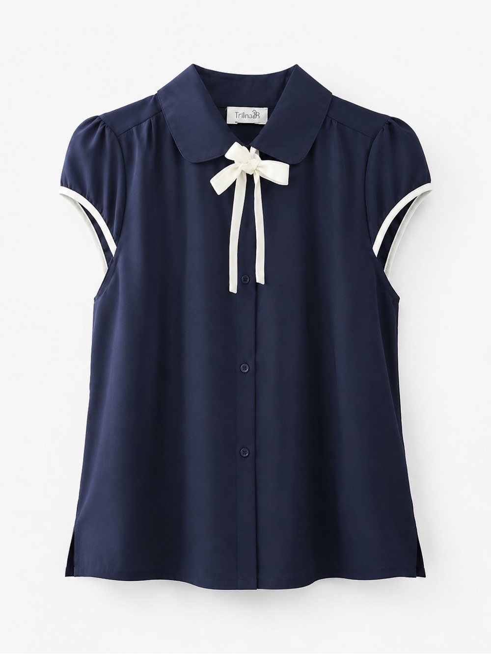 Tulip B Navy Blouse size Medium